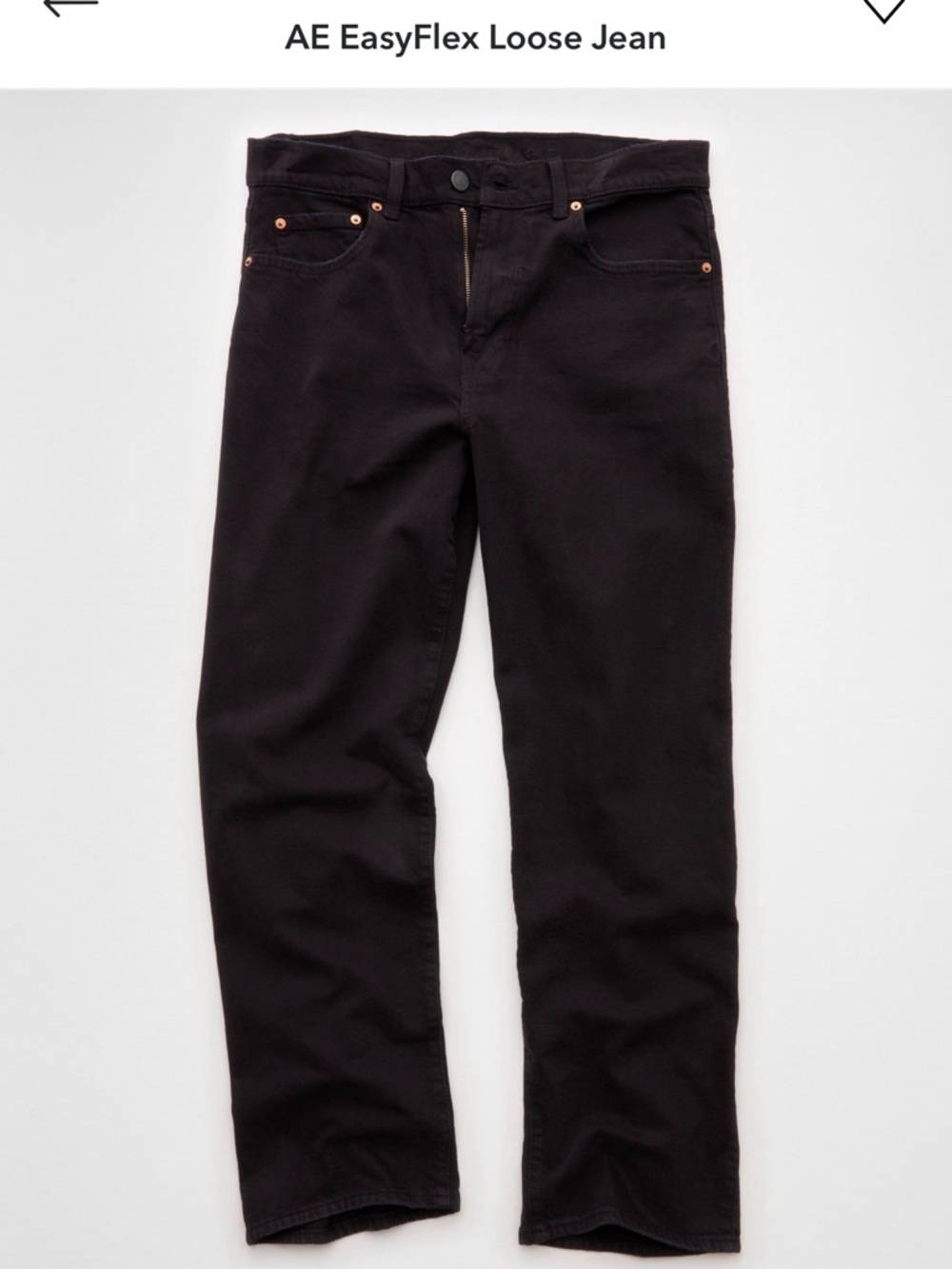 NEW American Eagle Outfitters Relaxed Loose Jeans - Black